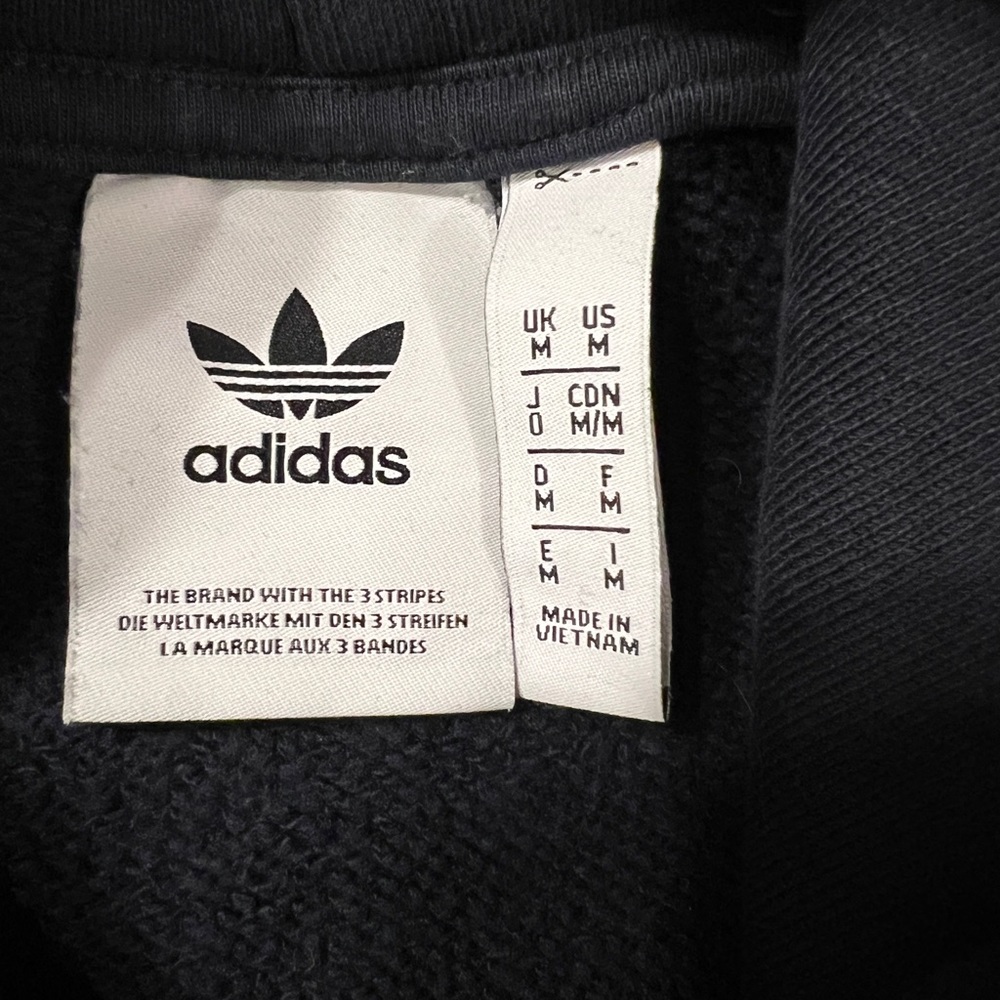 Adidas Off Court Trefoil Hoodie Sweatshirt Size M - Picture 4 of 8